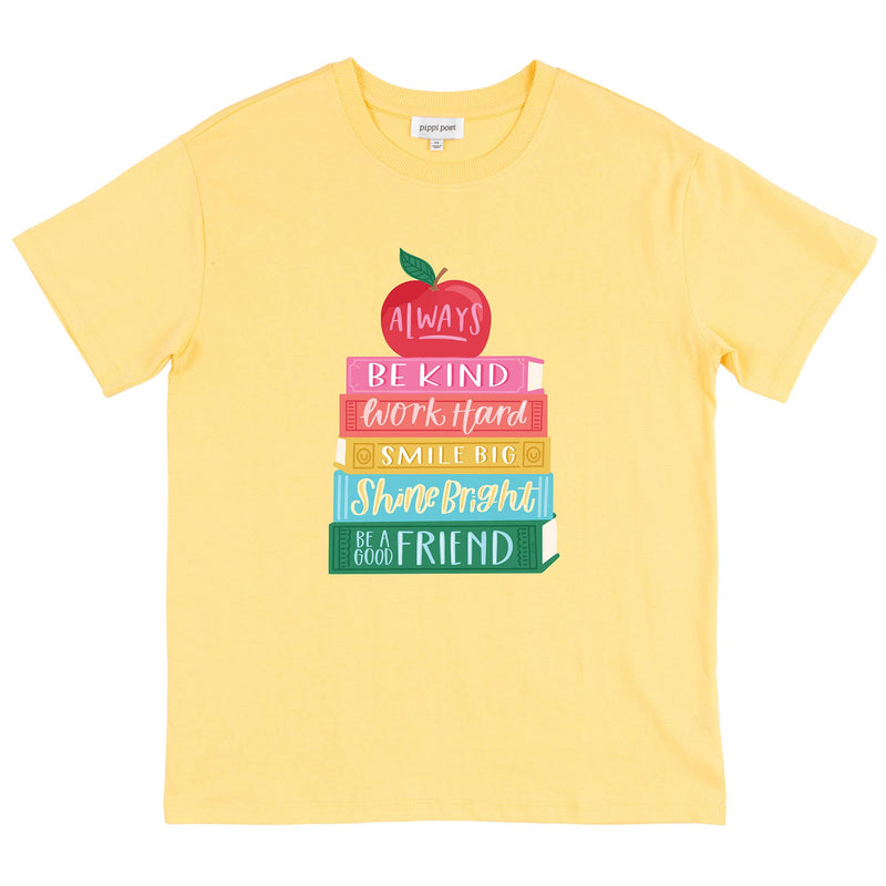 Affirmations Book Stack Tee