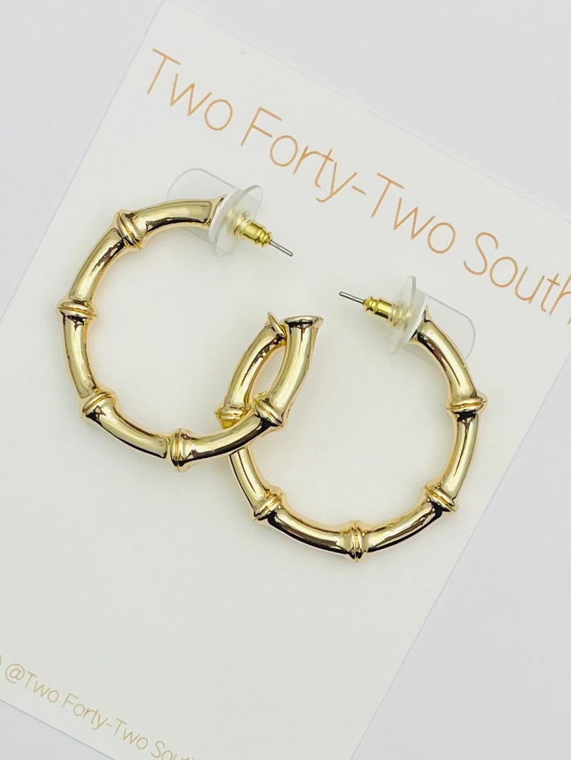 Gold Summer Hoops