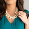 White Madelyn Necklace