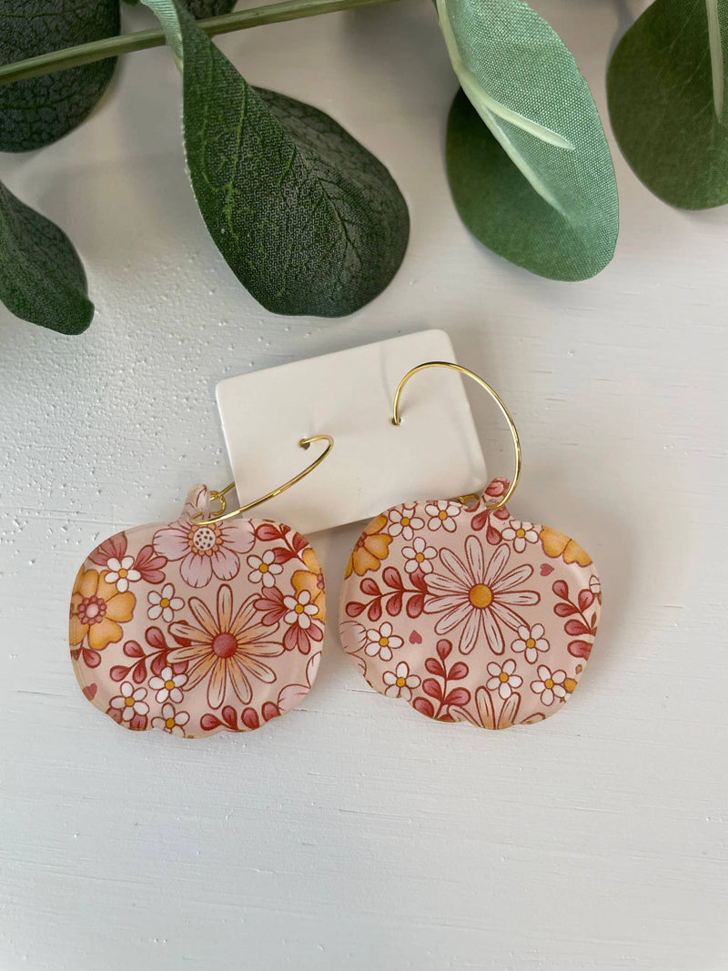 Retro Pumpkin Earrings