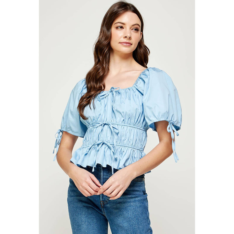 Amelia Tie Bow Blouse