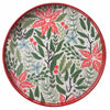 Holiday Poinsettia 15" Round Tray