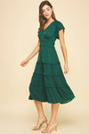 Ellison Midi Dress - Emerald