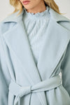 Blue Breeze Lapel Coat