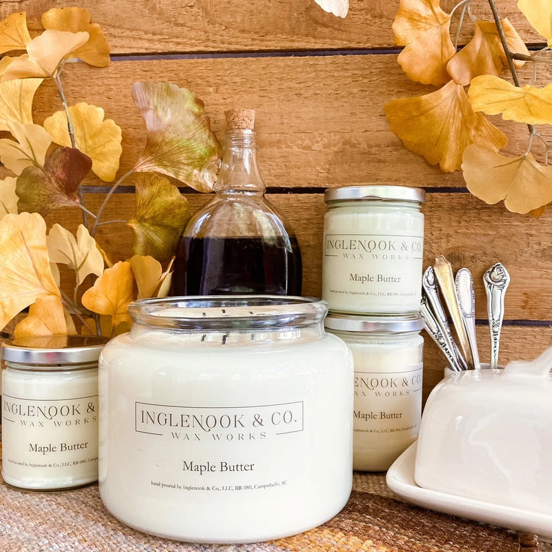 Maple Butter Soy Wax Candle - 16 oz
