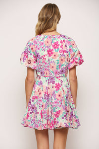 Wildflower Tie Waist Dress