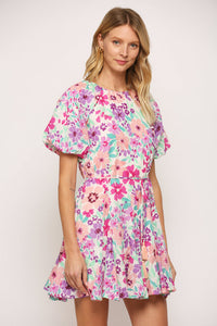 Wildflower Tie Waist Dress