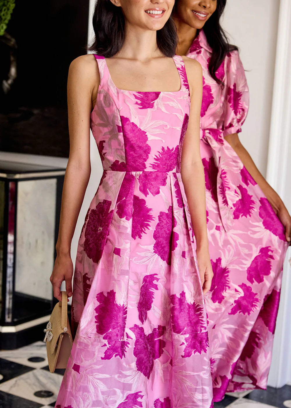 Magenta Victoria Dress