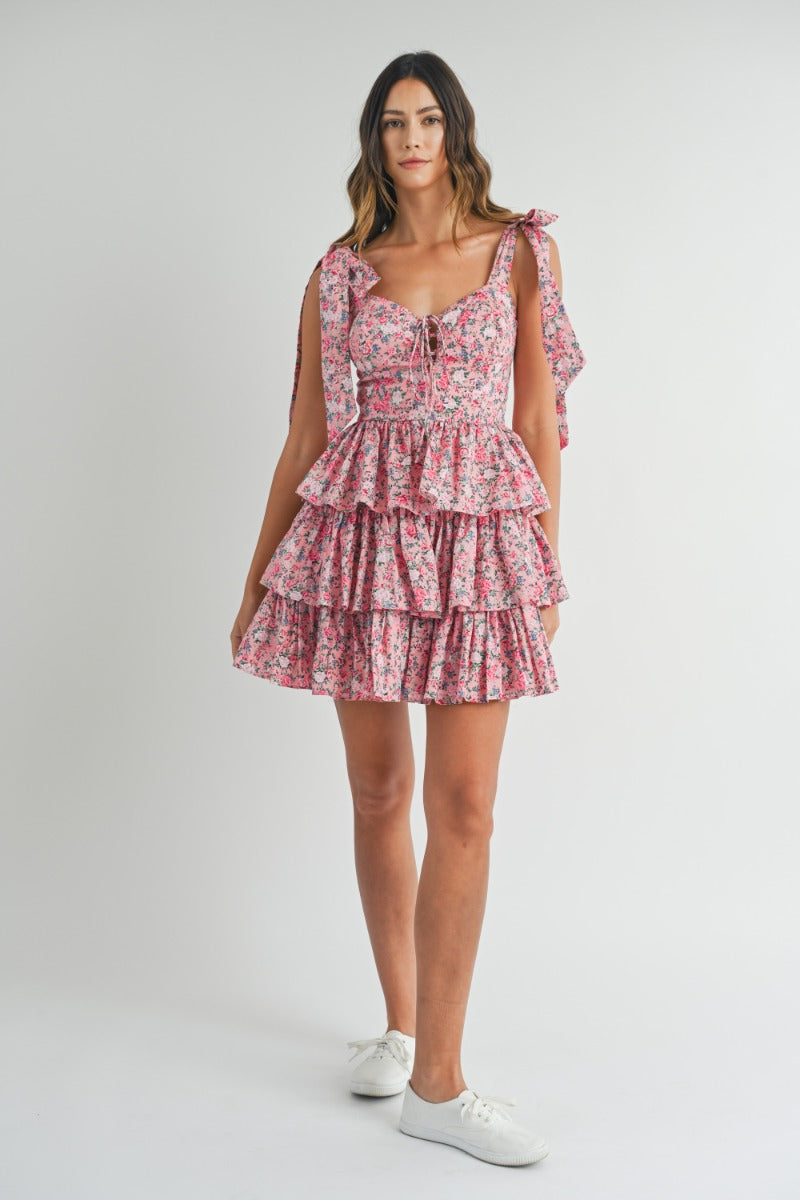 【andmary】Betty frill mini dress ANDMARY】Betty frill mini dress