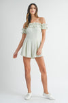 Sutton Off Shoulder Romper