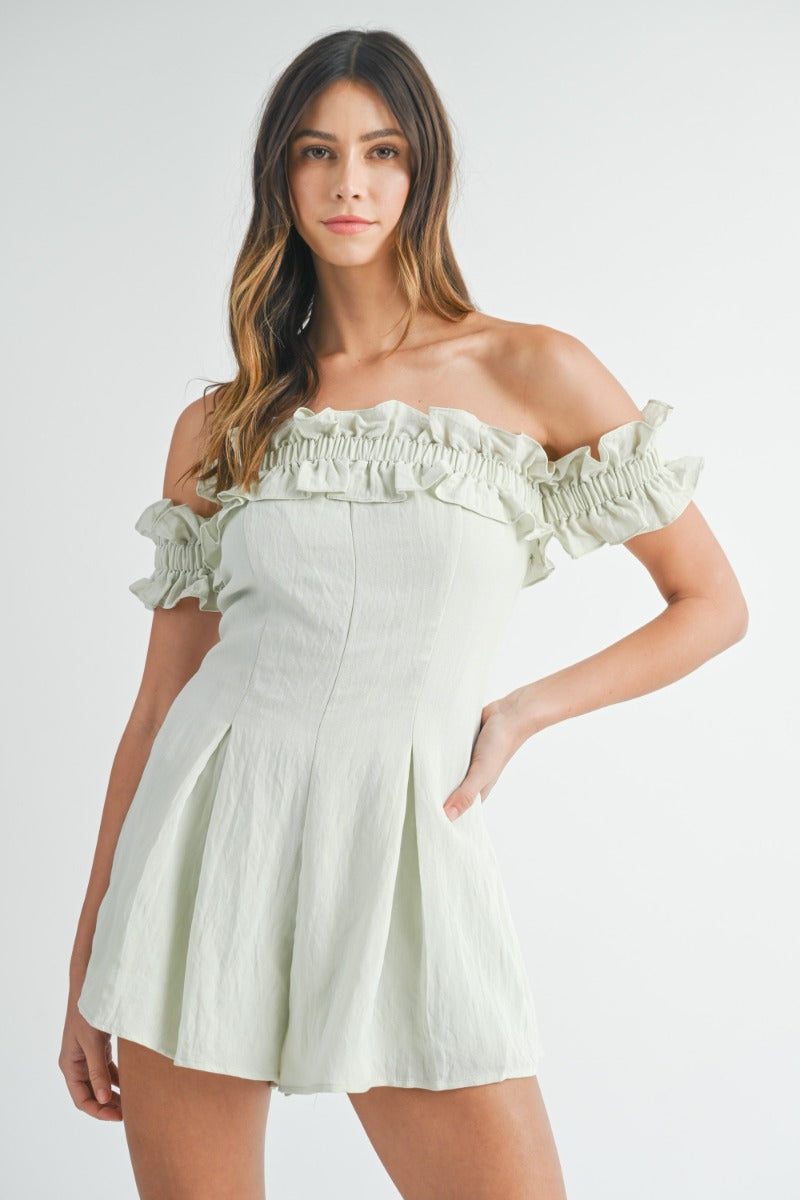 Sutton Off Shoulder Romper