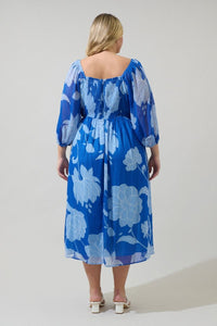 Seabloom Amaretto Midi Dress