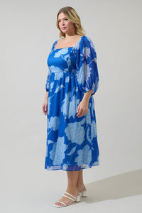 Seabloom Amaretto Midi Dress