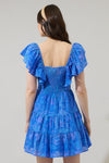 Ellis Floral Tiered Mini Dress
