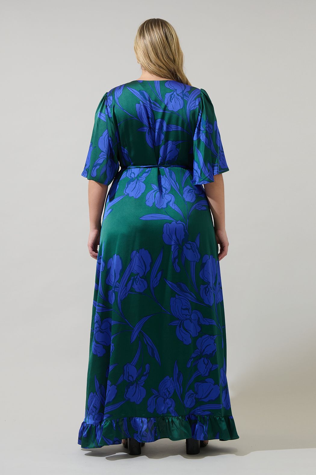 Abelia High-Low Wrap Dress