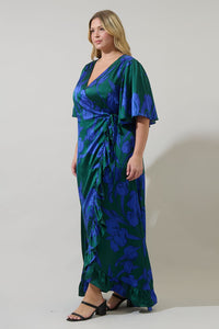 Abelia High-Low Wrap Dress