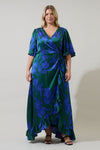 Abelia High-Low Wrap Dress
