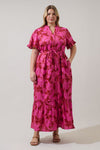 Alna Button Up Midi Dress