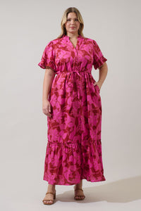 Alna Button Up Midi Dress