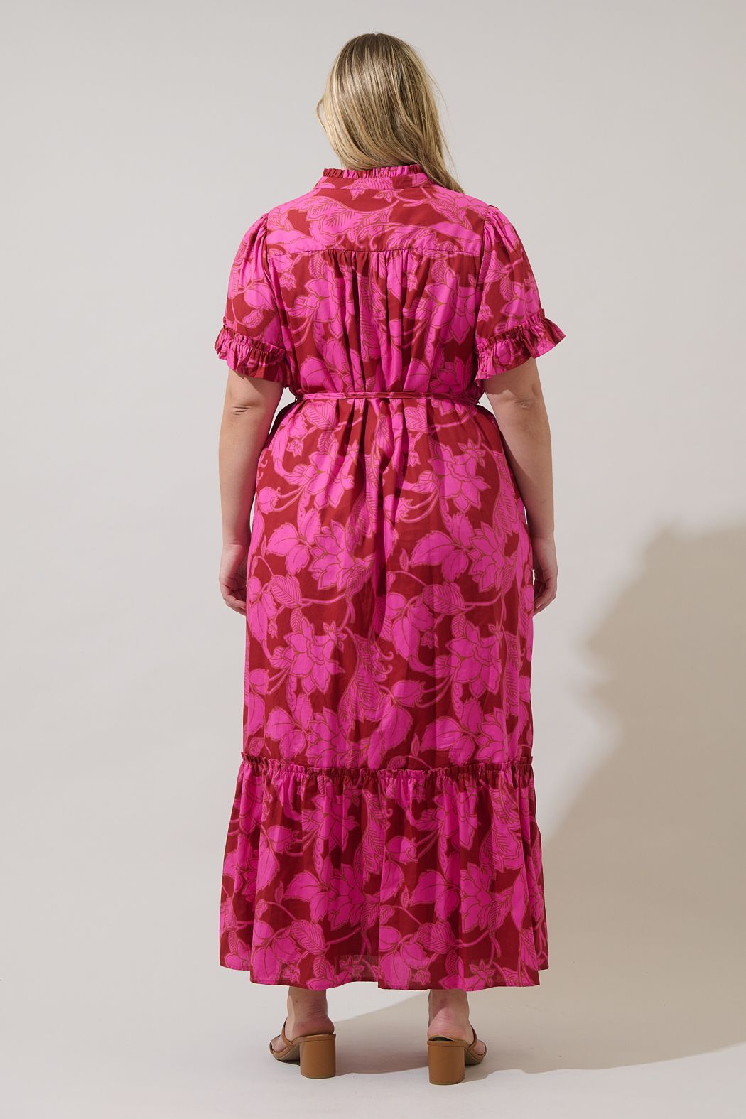 Alna Button Up Midi Dress