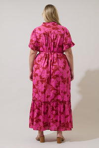 Alna Button Up Midi Dress