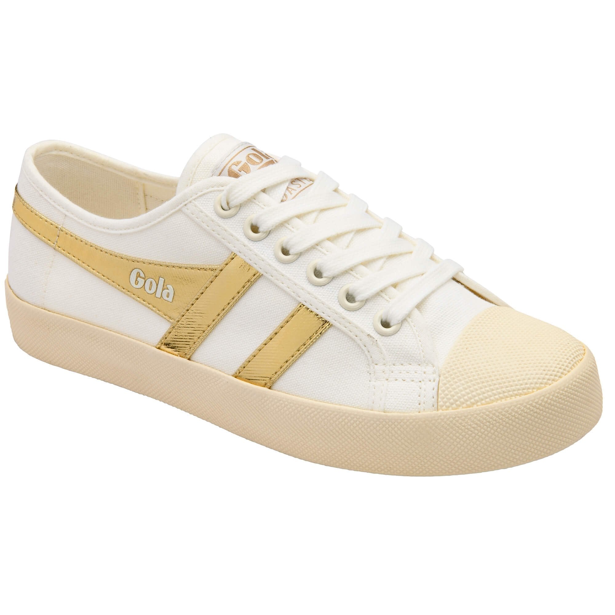Gola Coaster in Off-White/Gold