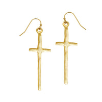 Susan Shaw | Tall Cross Earrings