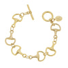 Susan Shaw | Gold Horse Bit Bracelet