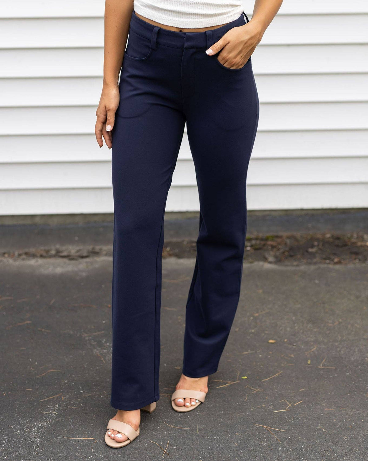 Fab-Fit Straight Leg Work Pant | Navy